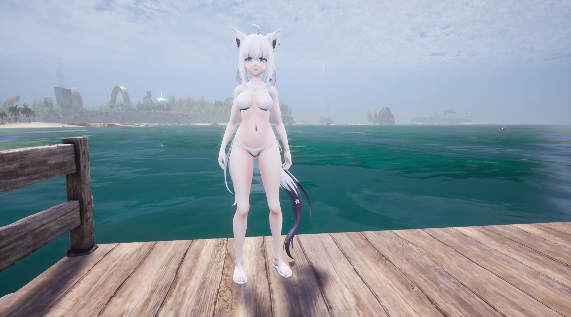 Palworld Play as Fubuki（3 outfits） mod