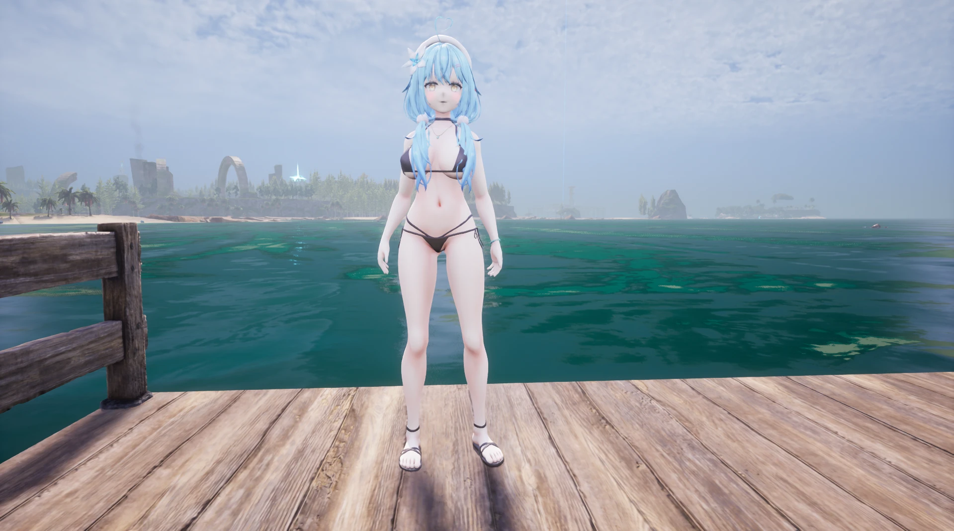 Palworld Play as Lamy（3 outfits） mod
