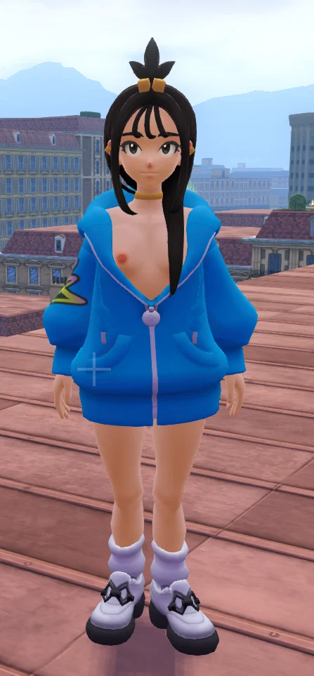 ポケモンレジェンズZA デウロ ヌードmod（通常・妊娠・乳輪差分）