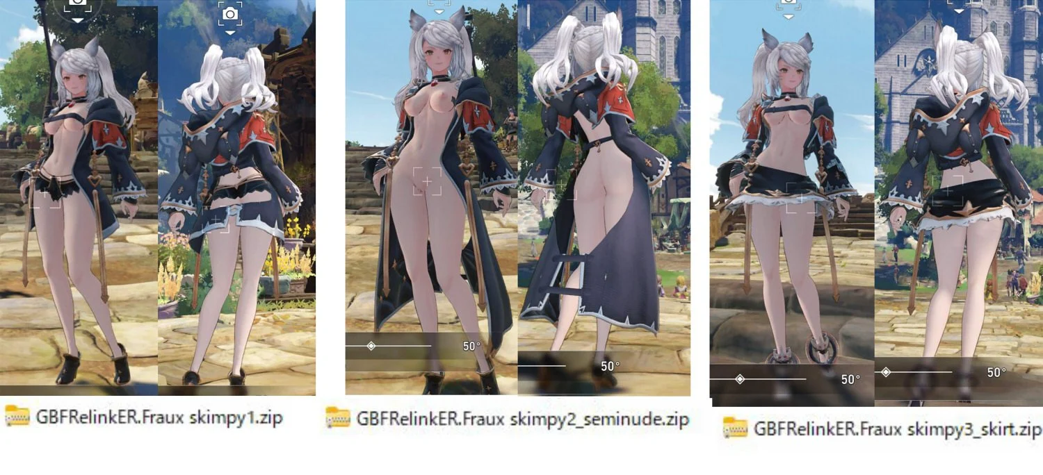 グラブルリリンク Fraux skimpy 3pieces(Endless Ragnarok専用) mod