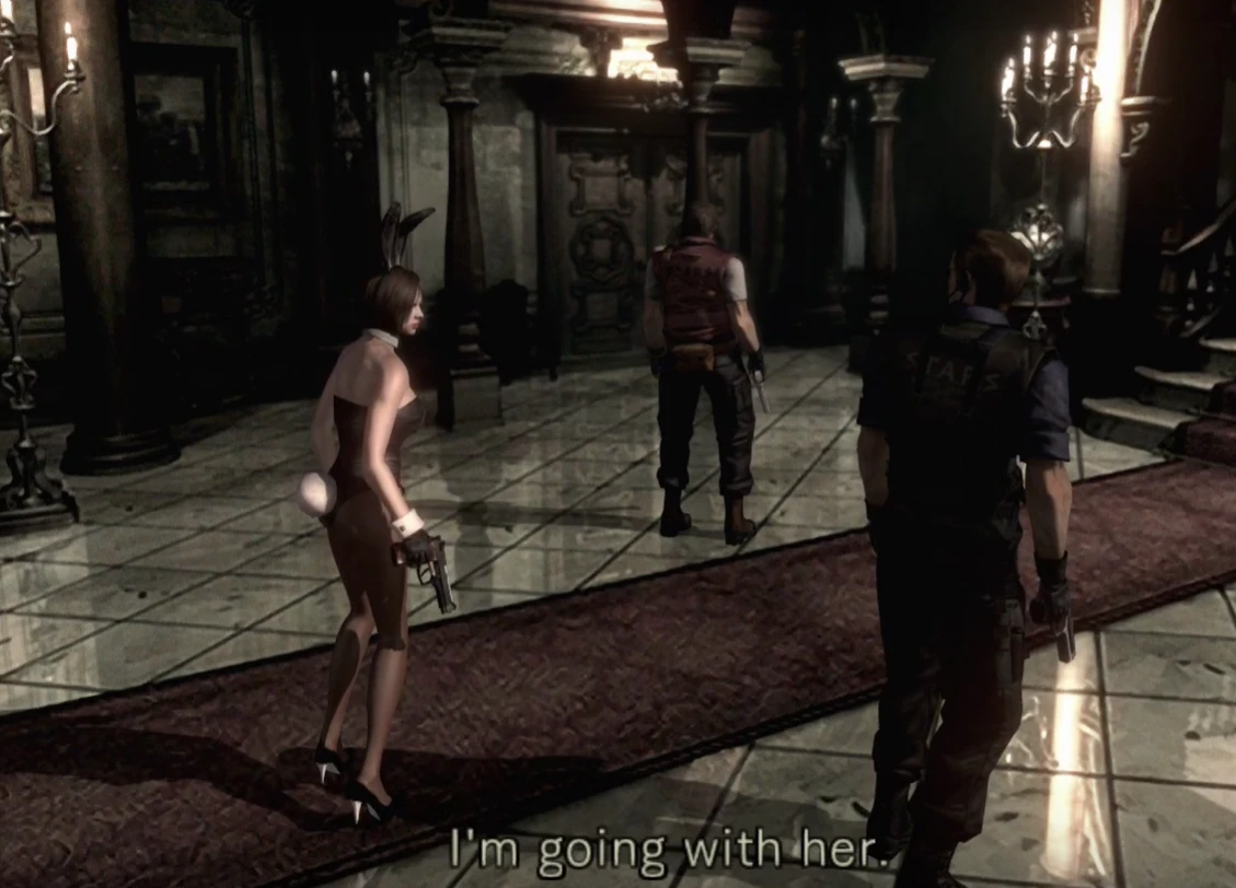 バイオハザード HDリマスター ジル セクシープレイボーイ衣装 mod