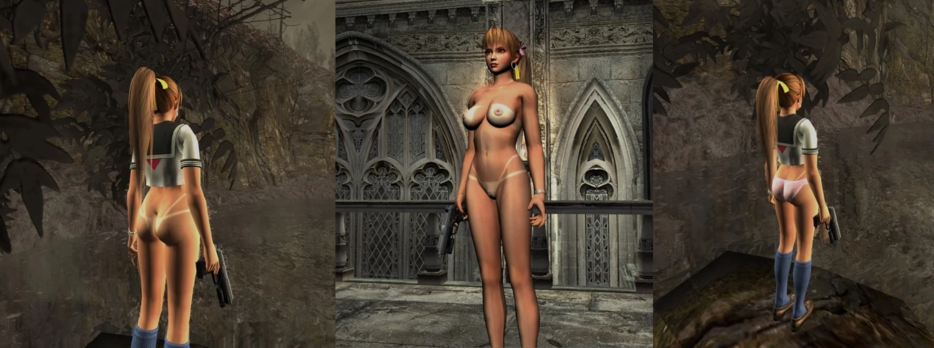 バイオハザード4(2005) レオンをDOAかすみに変更 mod