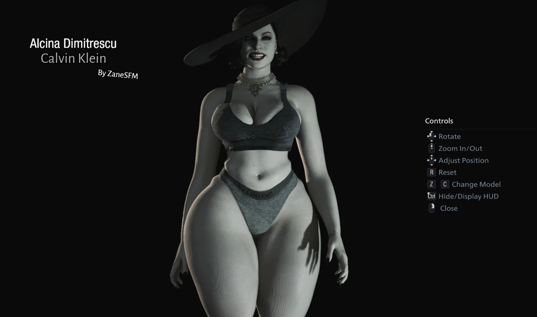 バイオハザード ヴィレッジ Dimitrescu Calvin Klein Underwear mod