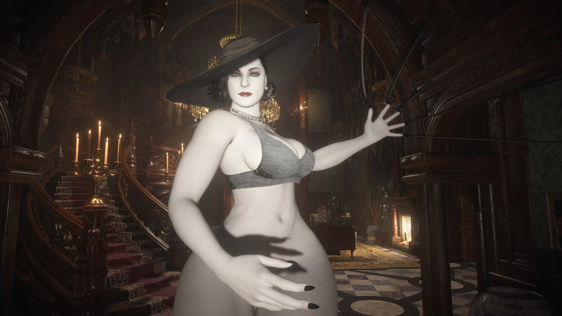 バイオハザード ヴィレッジ Lady Dimitrescu Sport Bra mod