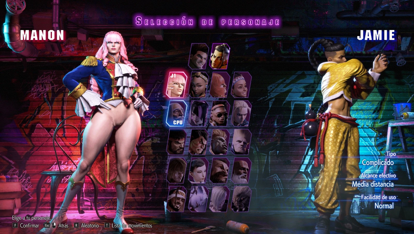 SF6 マノン Manon C3 - Nude Semi Clothing and Futa mod