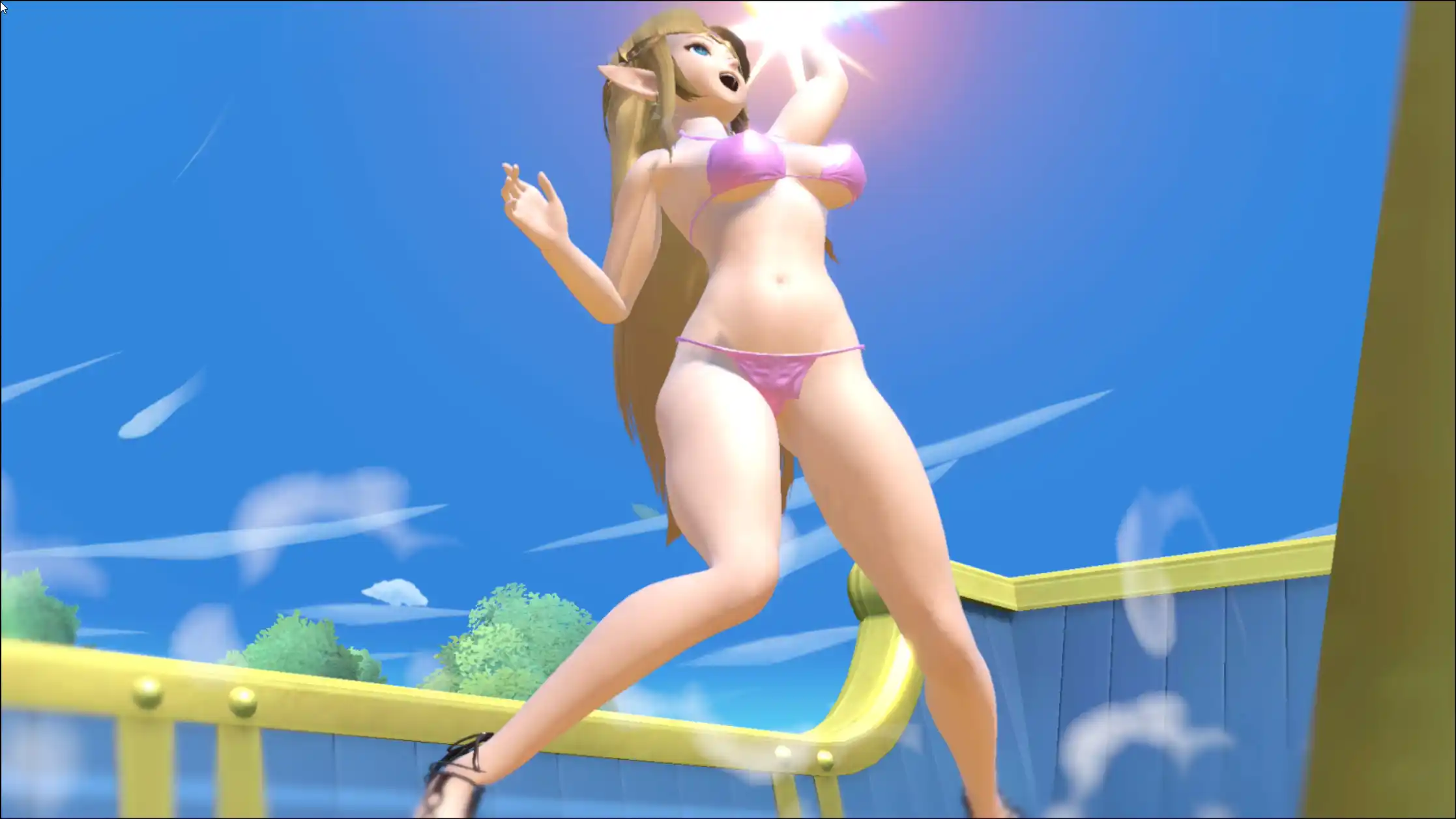 大乱闘スマッシュブラザーズSPECIAL Zelda High Quality Bikini mod