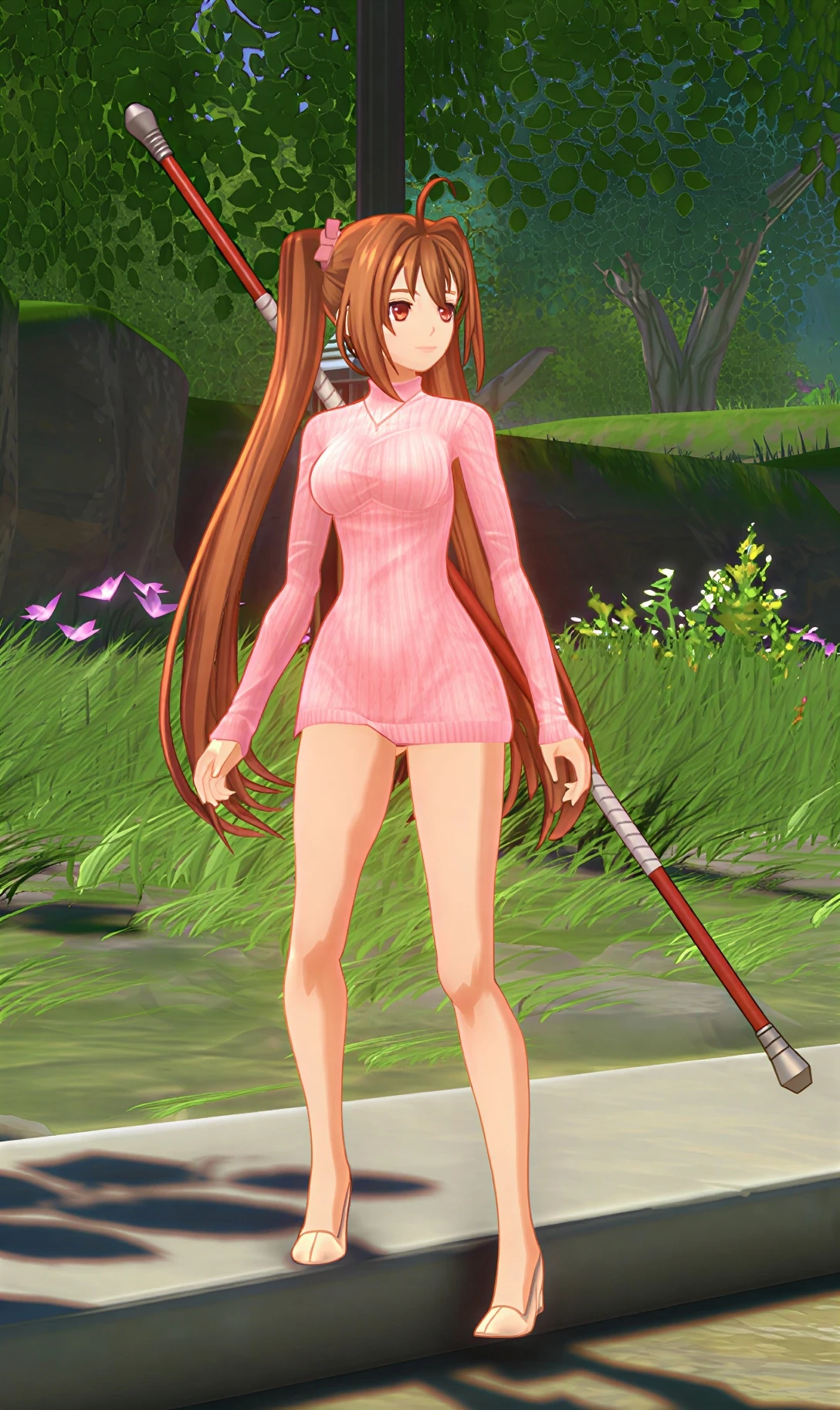 空の軌跡1st エステル Estell Chira-rism Sweater Agness-Style mod