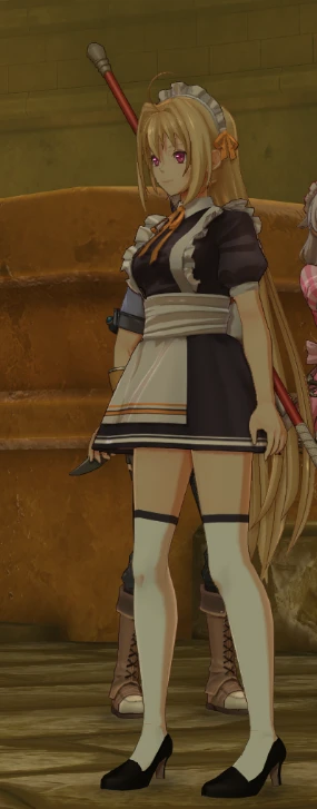 空の軌跡1st エステル Estelle's shorter maiddress with highheels mod