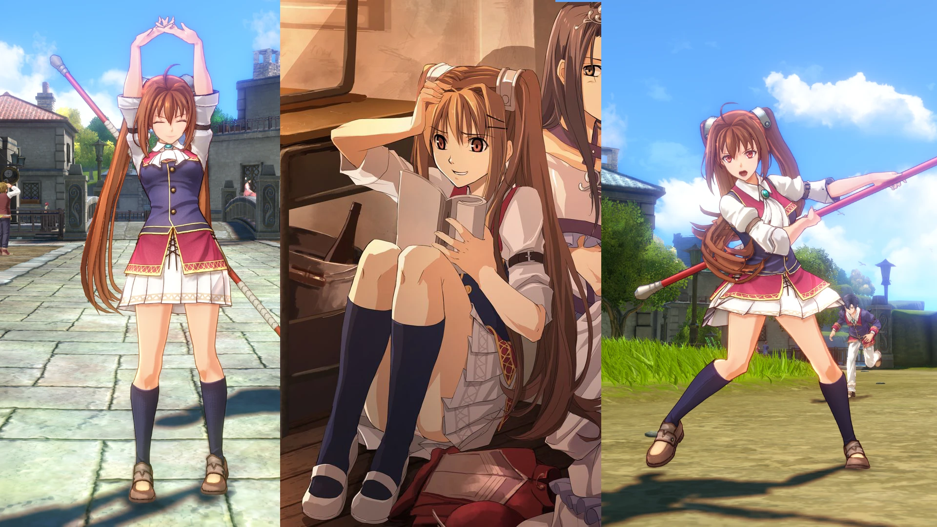 空の軌跡1st エステル Estelle's True Jenis Royal Academy Uniform mod