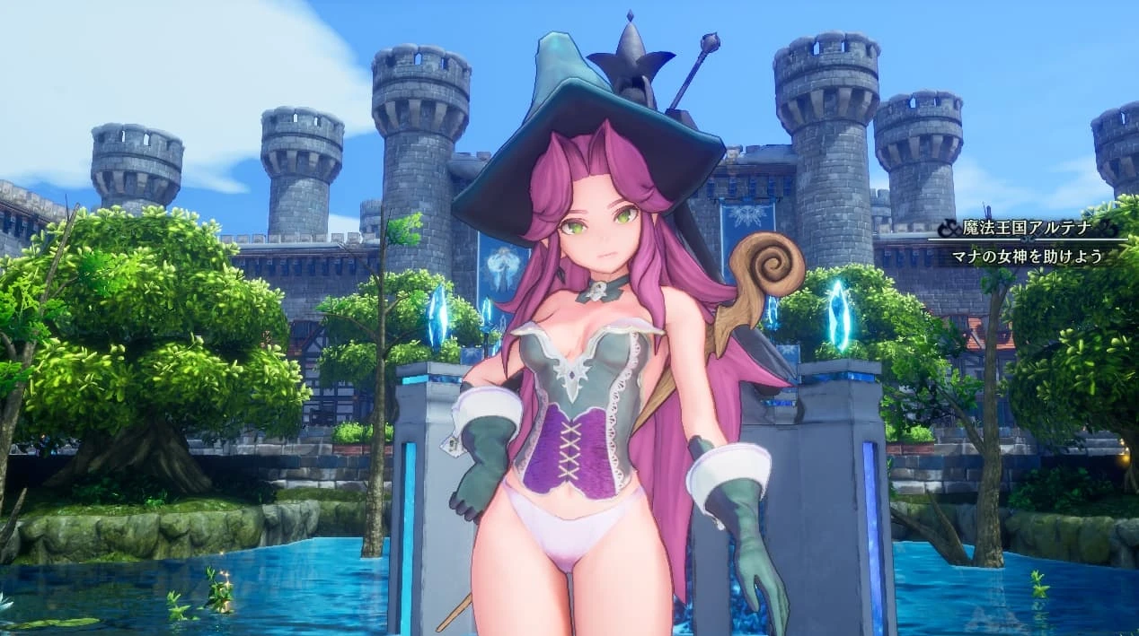 聖剣伝説3 TRIALS of MANA Wizard Angela mod