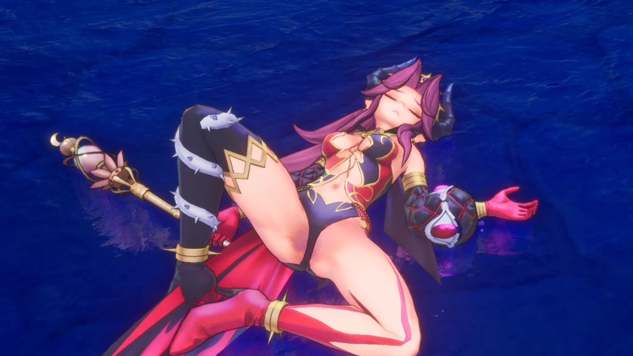聖剣伝説3 TRIALS of MANA Change Angela's fainting pose mod