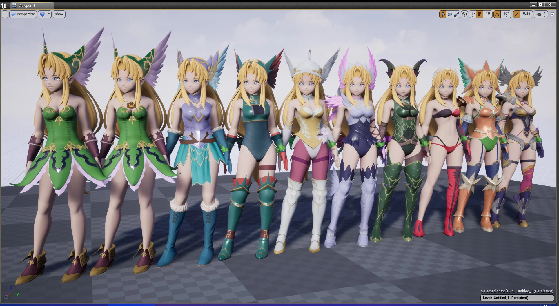 聖剣伝説3 TRIALS of MANA Riesz No-frills Costumes mod