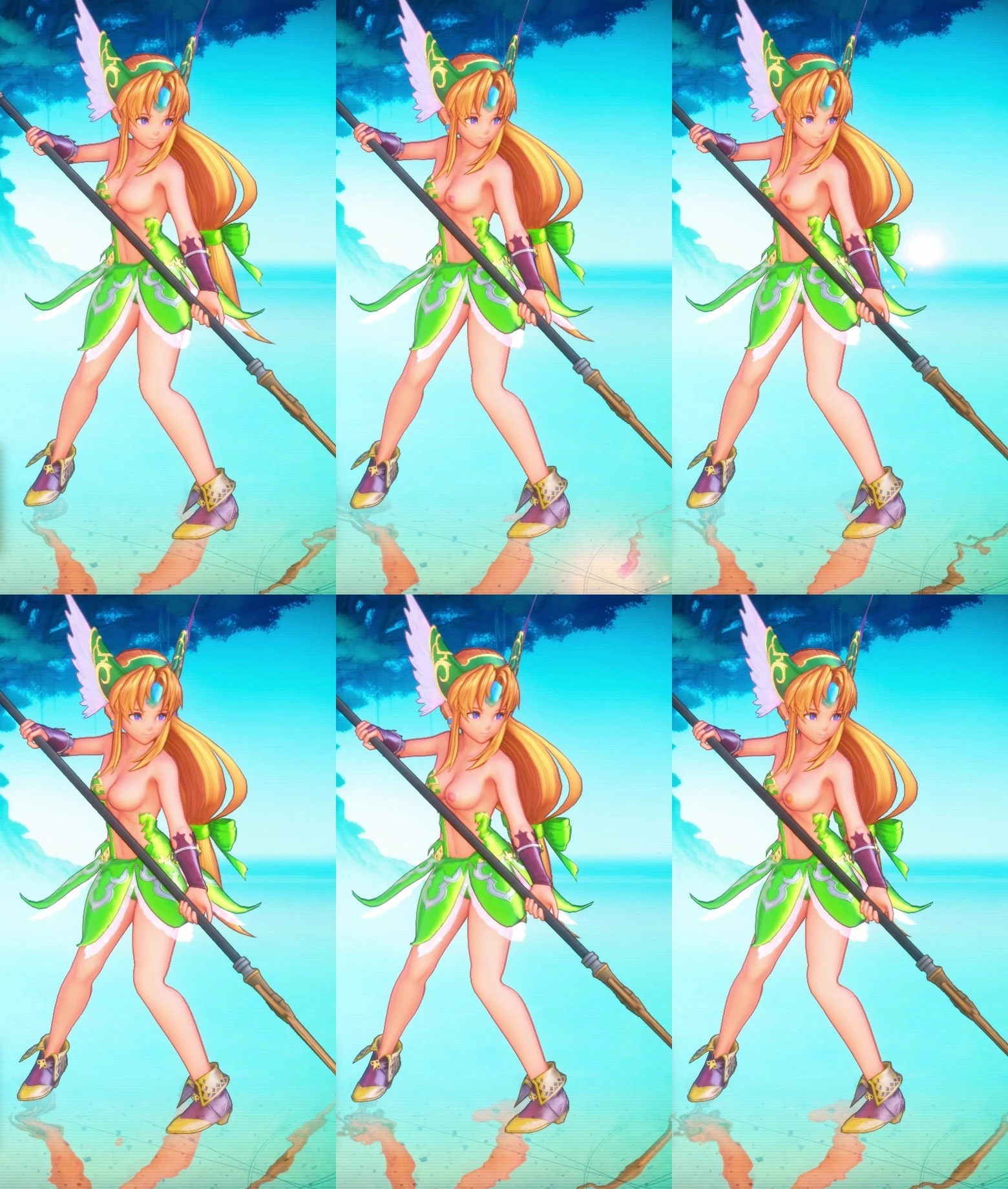 聖剣伝説3 TRIALS of MANA クラス1を衣装破損版に変更 mod
