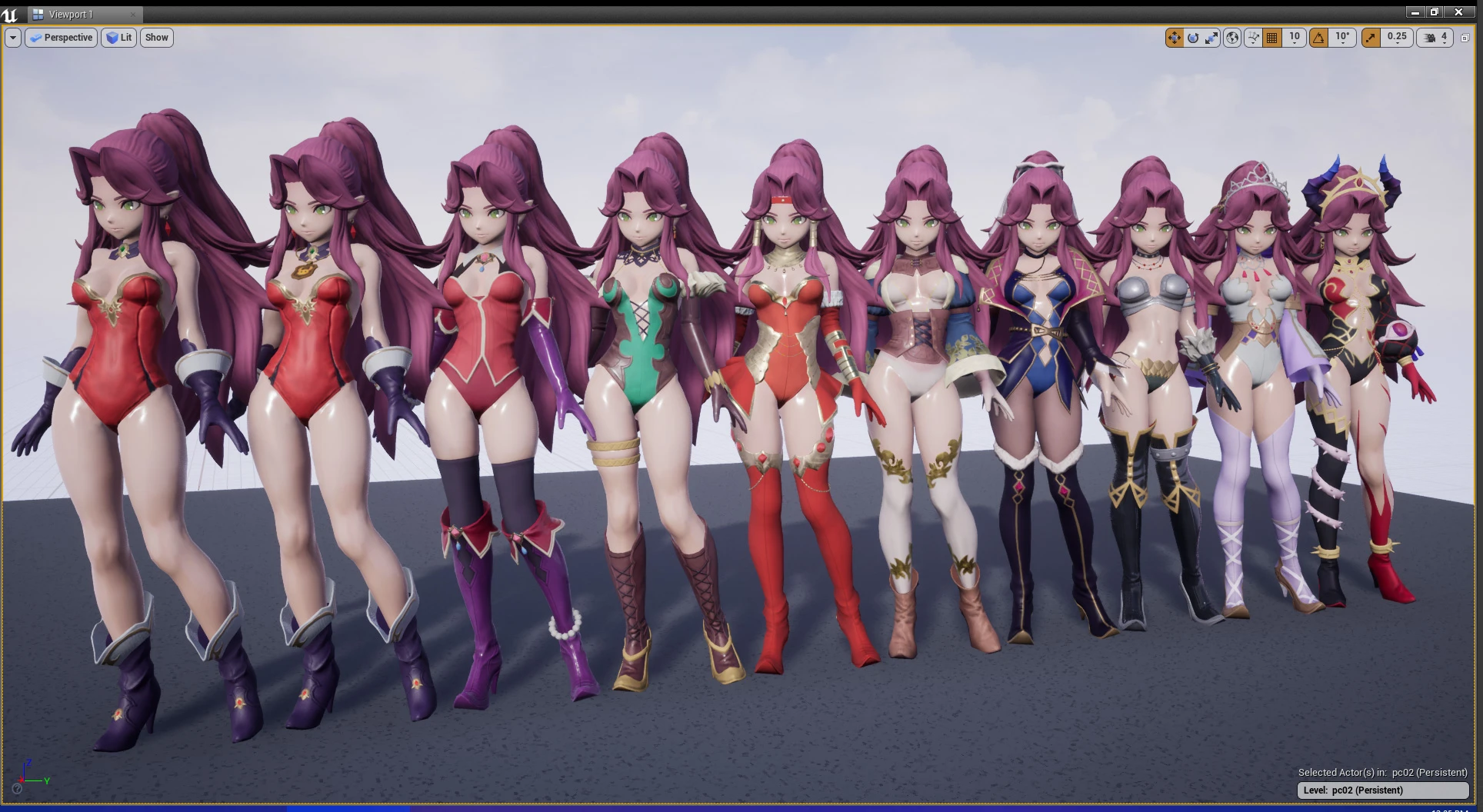 聖剣伝説3 TRIALS of MANA Angela No-Frills Costumes mod