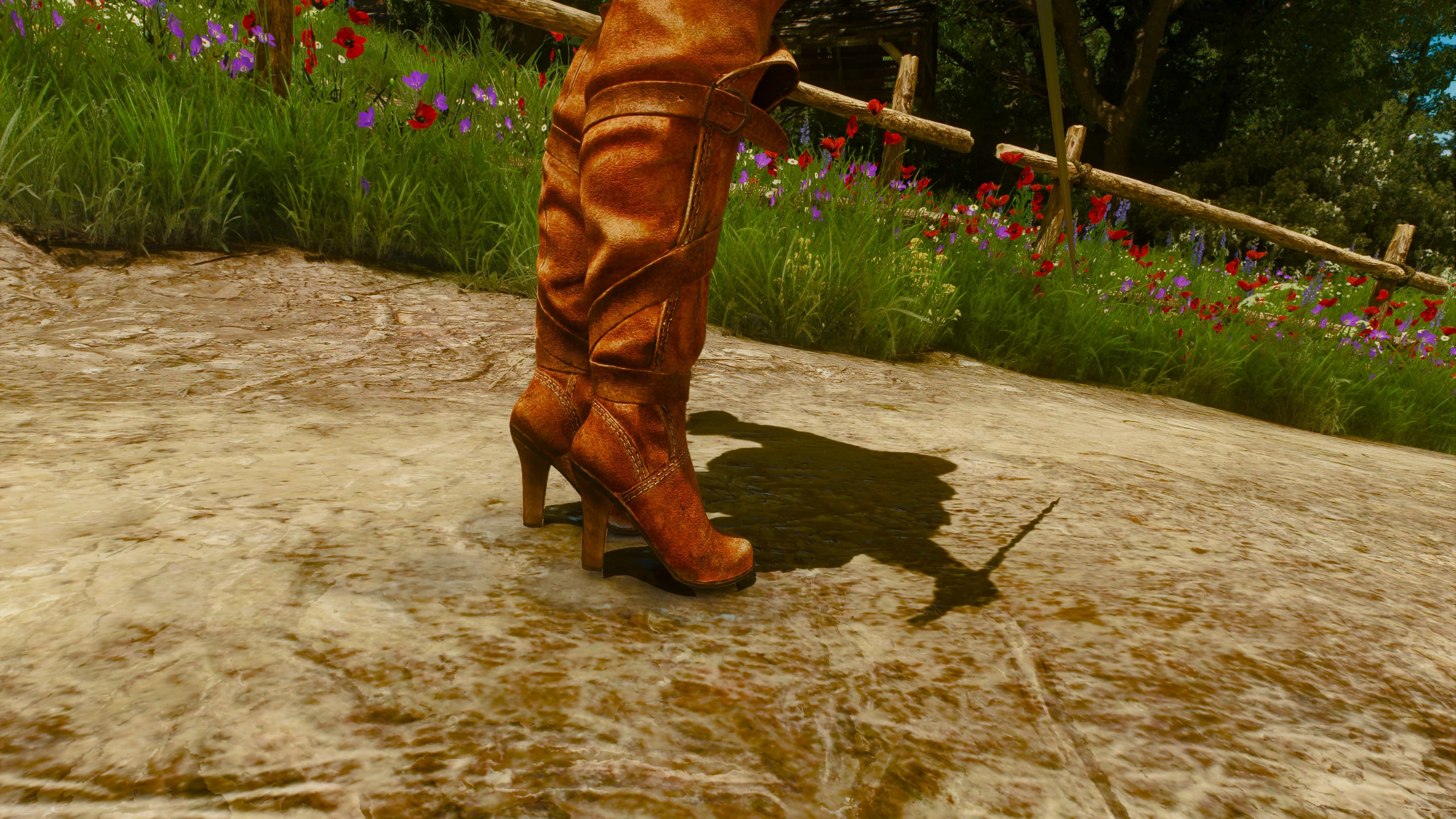 ウィッチャー3 Ciri default with better boots mod