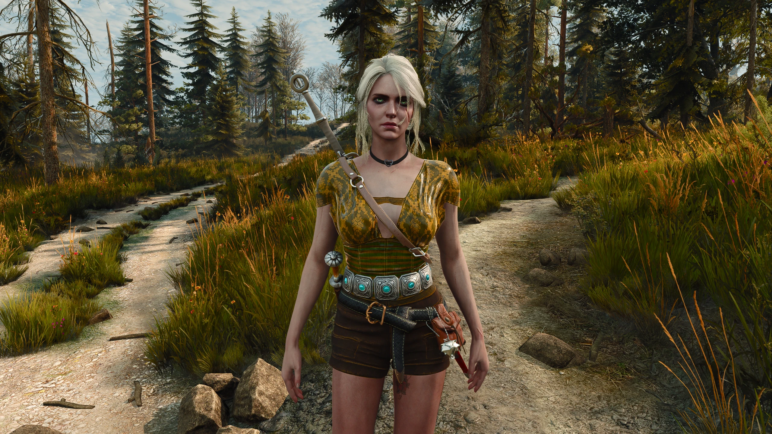 ウィッチャー3 Ciri Strap Heels mod