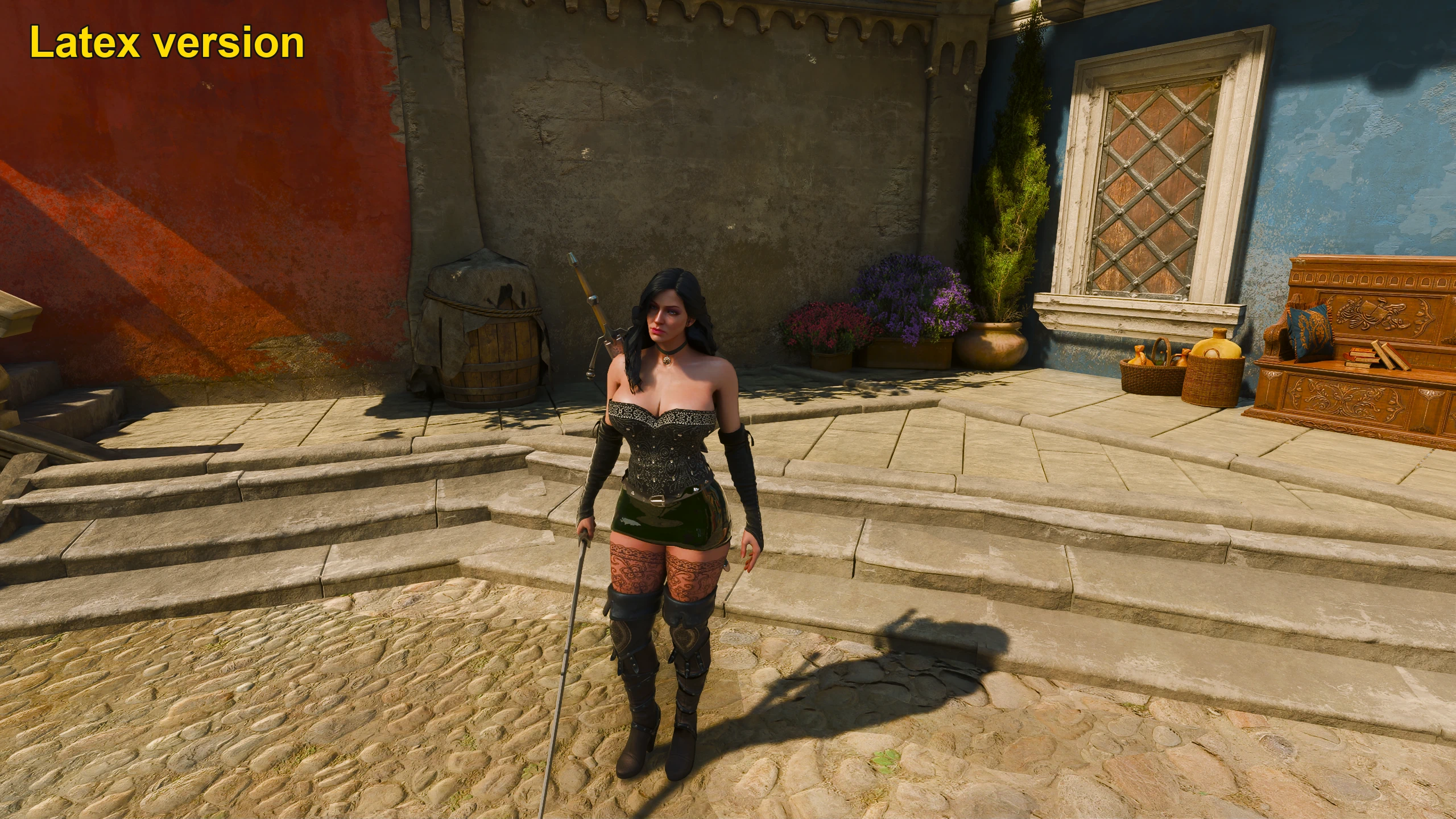 ウィッチャー3 Curvaceous Yennefer - Remastered Latex or Leather you decide mod