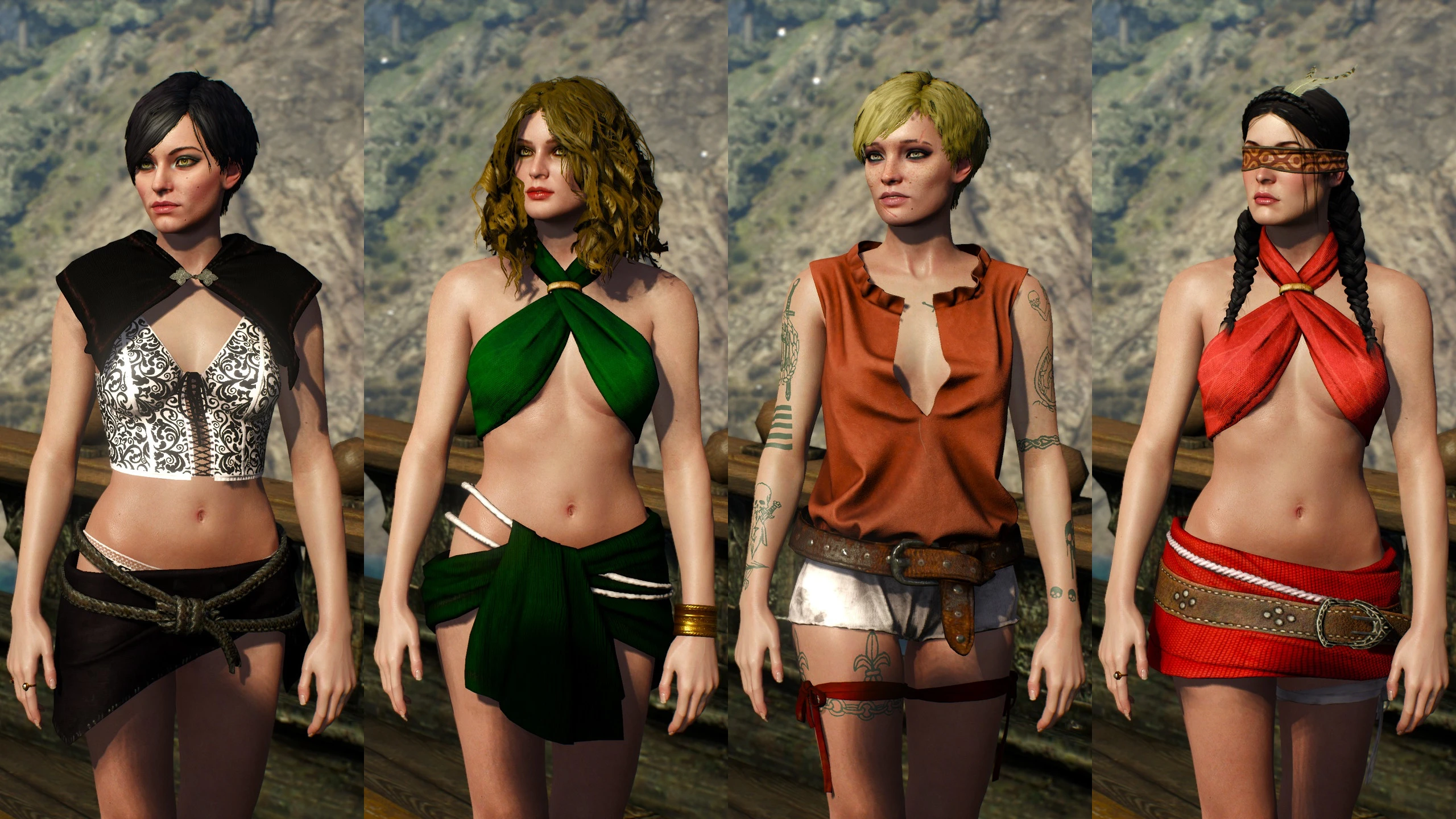 ウィッチャー3 The Witcher's Secret - Sexy Outfits Collection mod