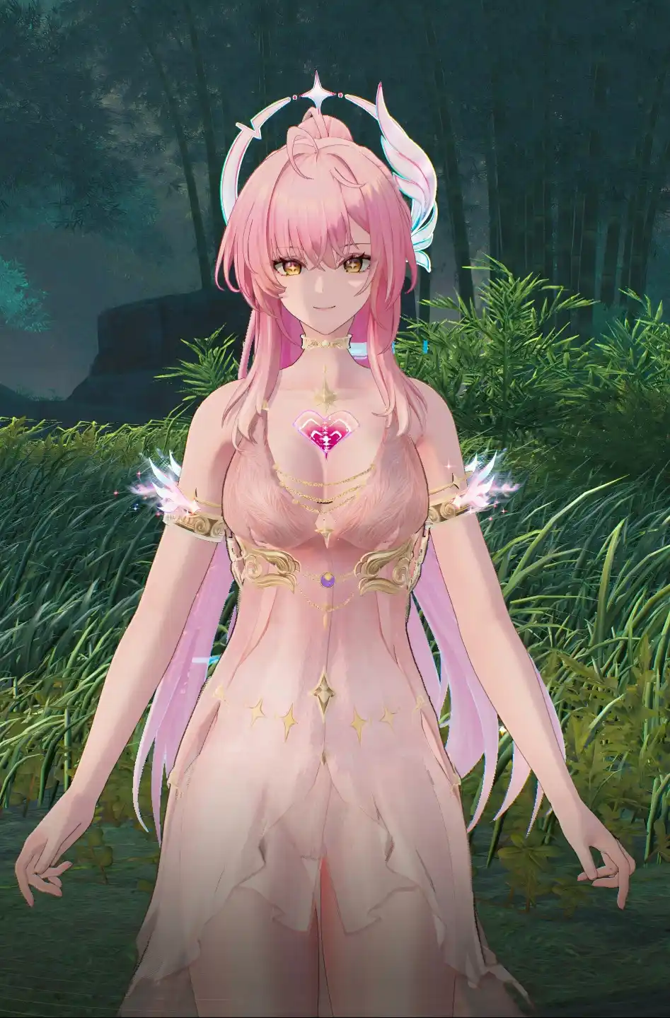 エイメス 爱弥斯透明粉裙装 mod
