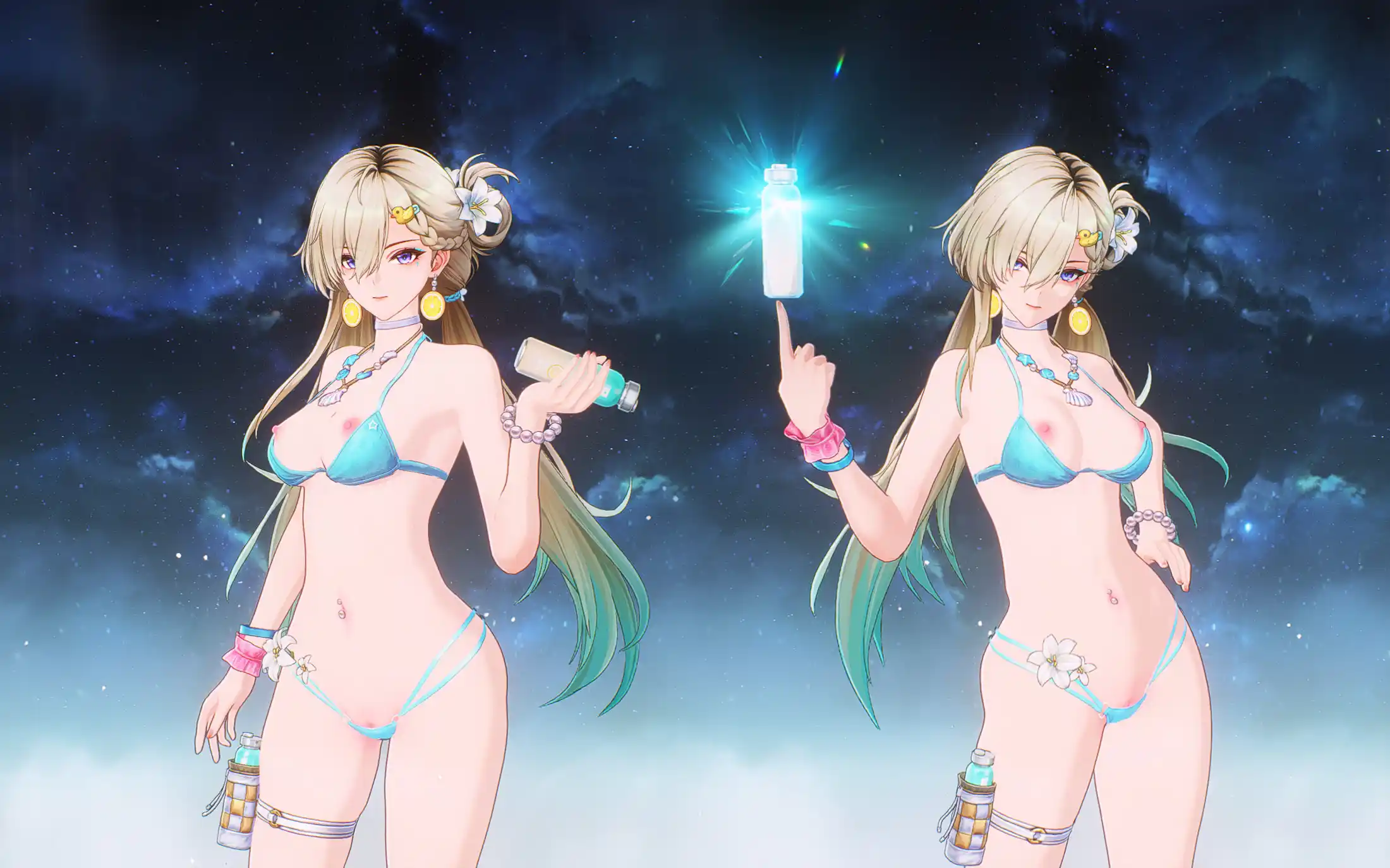 リンネー Lynae Swimsuit Nude mod