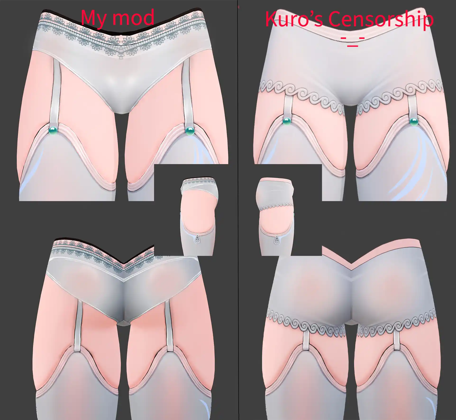 清宵 Qingxiao Uncensored (NO more ugly spats) mod