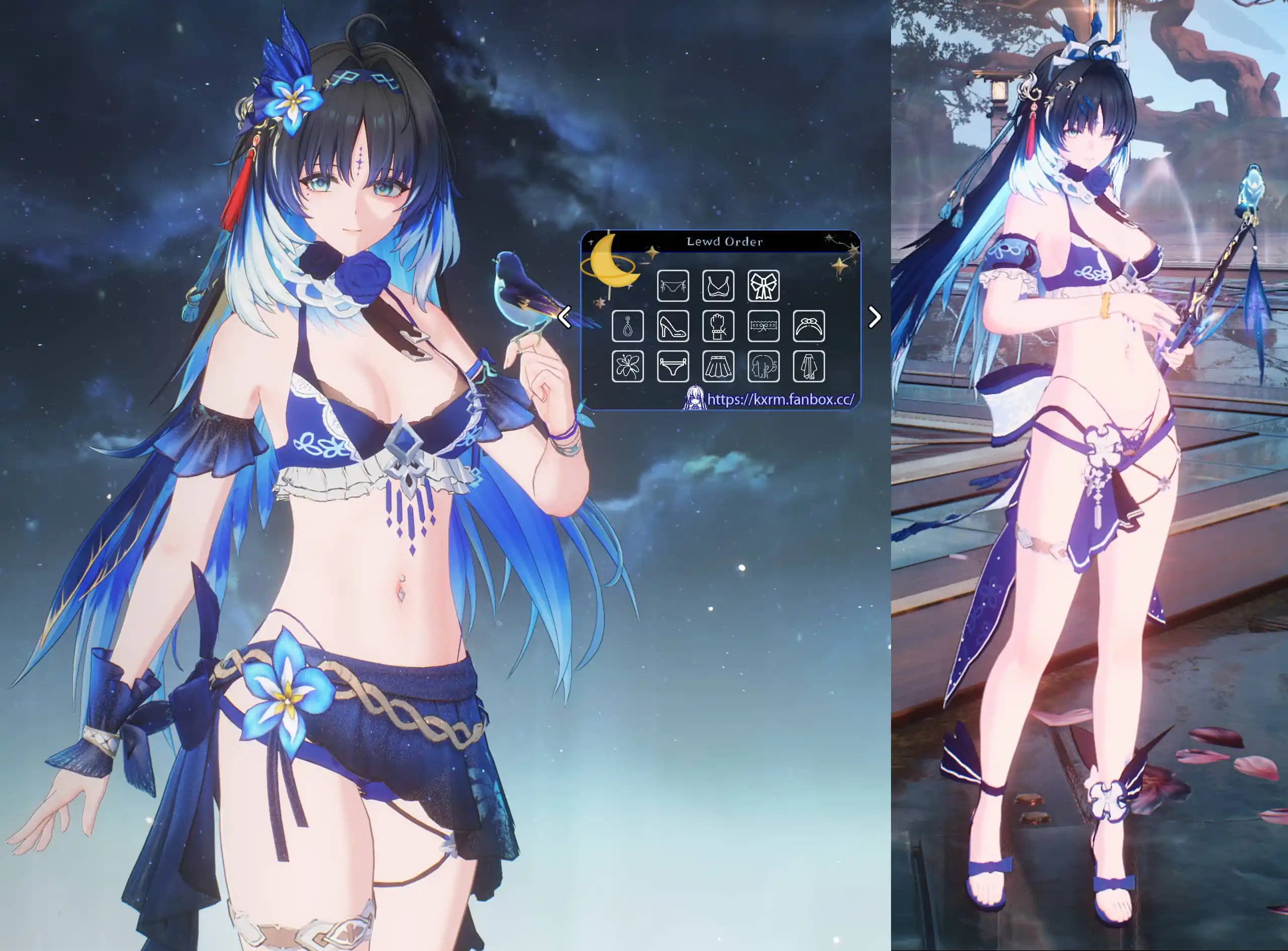秧秧 Yangyang Xuanling Swimsuit Lewd Order Switch mod