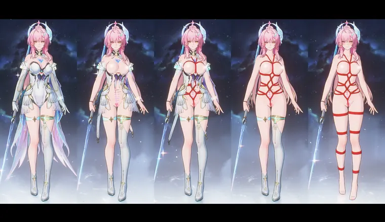 鳴潮 エイメス Aemeath Aemeath - OG &amp; GUI &amp; Anim &amp; Bondage mod