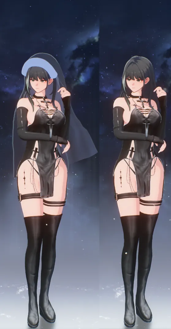 鳴潮 白芷 Baizhi Baizhi - Nun (Toggle H) mod