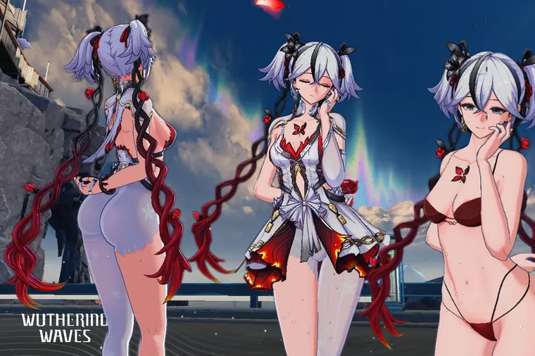 鳴潮 ツバキ Camellya Camellya_Red Blossom mod