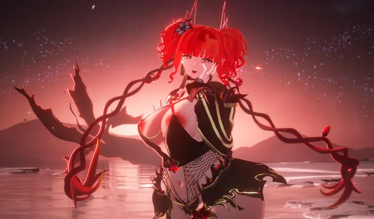 鳴潮 ツバキ Camellya Camellya Dark Bloom mod