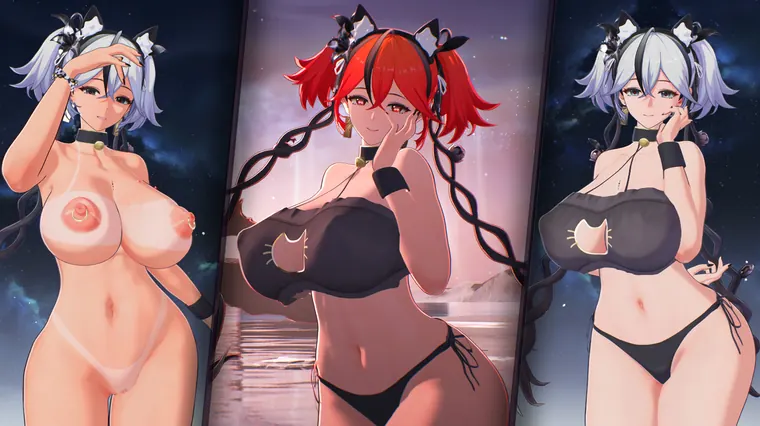 鳴潮 ツバキ Camellya Neko Camellya mod