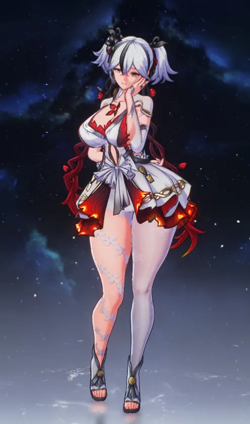 鳴潮 ツバキ Camellya Simple Thicc Camellya mod