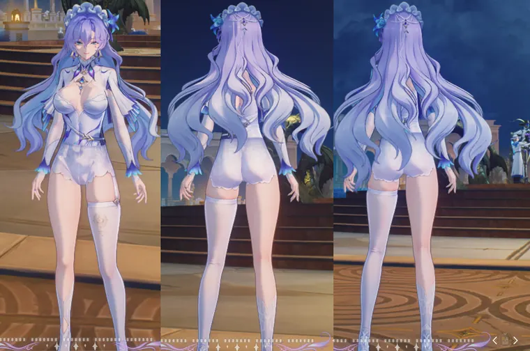 鳴潮 カンタレラ Cantarella Cantarella Dress Remove + Shorter Hair Variant mod