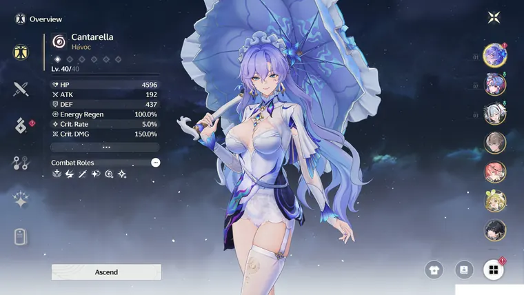 鳴潮 カンタレラ Cantarella Cantarella shorten dress mod
