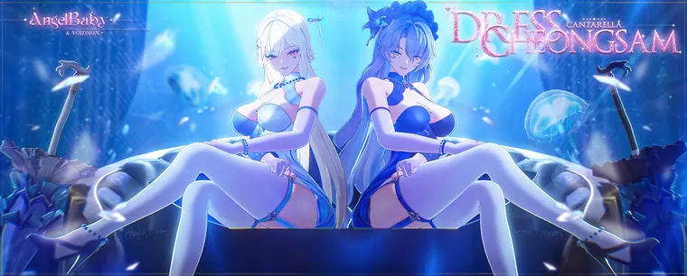 鳴潮 カンタレラ Cantarella Cheongsam | Cantarella mod