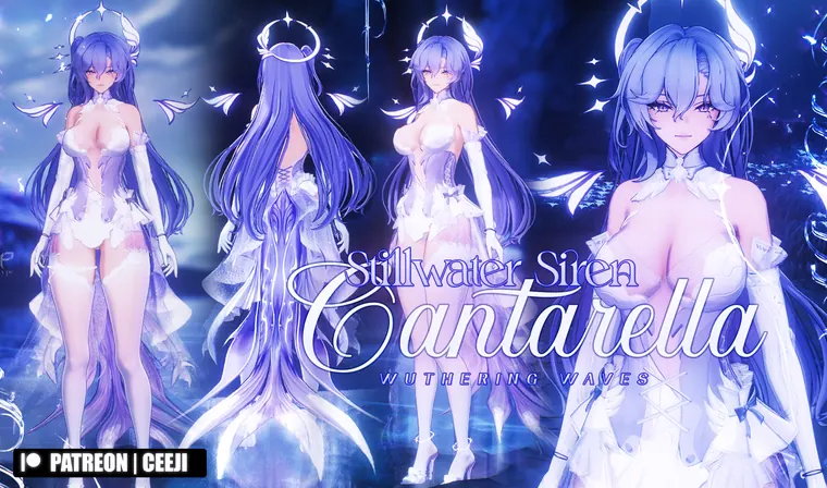 鳴潮 カンタレラ Cantarella Stillwater Siren Cantarella [Multitoggle + CHROMA] mod