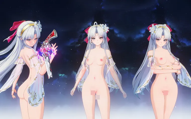 鳴潮 カルロッタ Carlotta Carlotta Swimsuit Nude mod