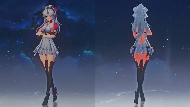 鳴潮 カルロッタ Carlotta Simplfied Carlotta with bleached and thong version mod