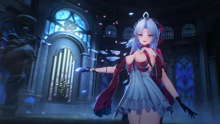 鳴潮 カルロッタ Carlotta NPC Carlotta HalfNude mod