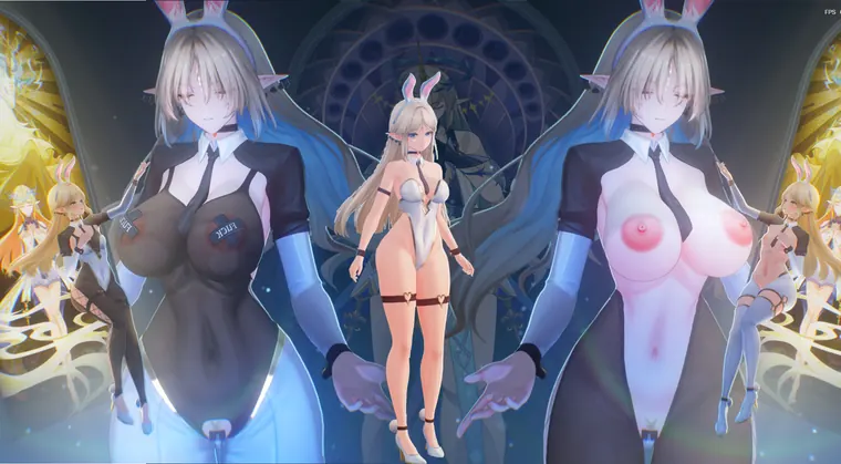 鳴潮 カルテジア Cartethyia Bunnysuit Cartethyia + Reverse Fleurdelys mod