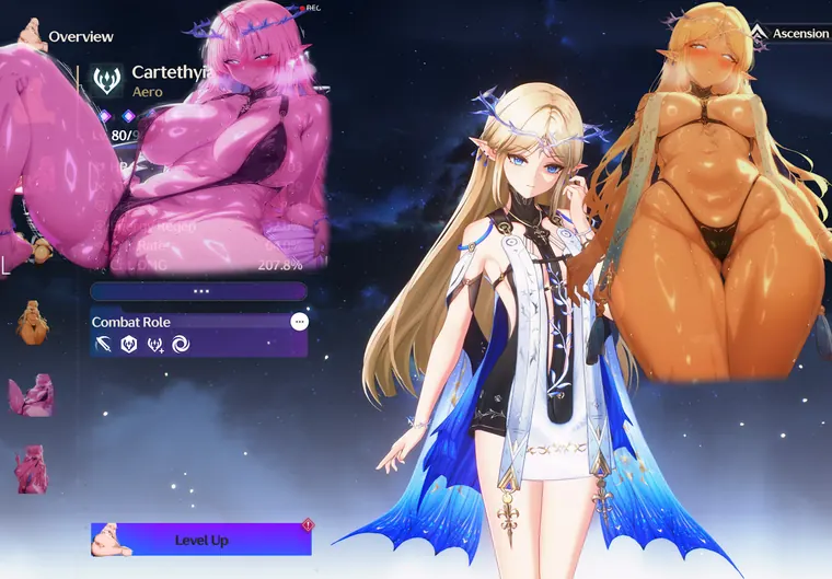 鳴潮 カルテジア Cartethyia NSFW Cartethyia Ui mod