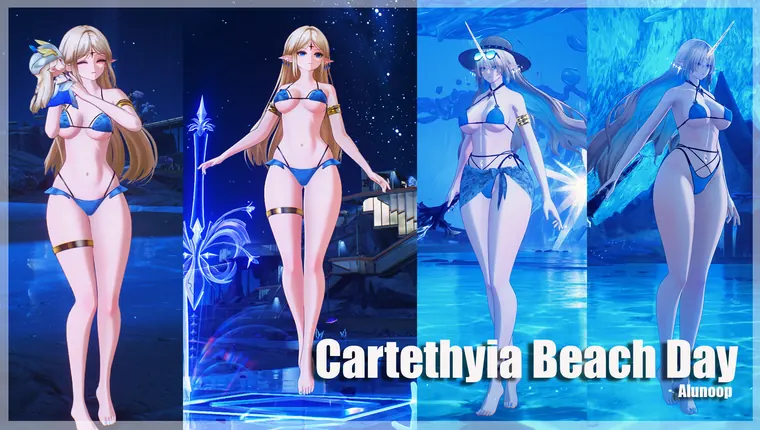 鳴潮 カルテジア Cartethyia Cartethyia Beach Day mod