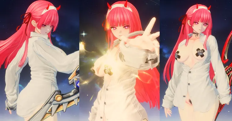 鳴潮 千咲 Chisa Chisa-shirt mod