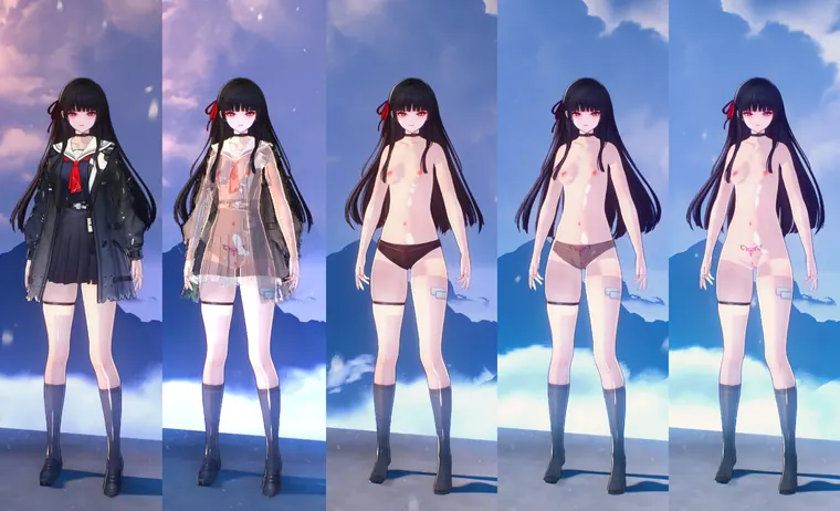 鳴潮 千咲 Chisa 千咲简单半透切换/Chisa Simple Switch mod