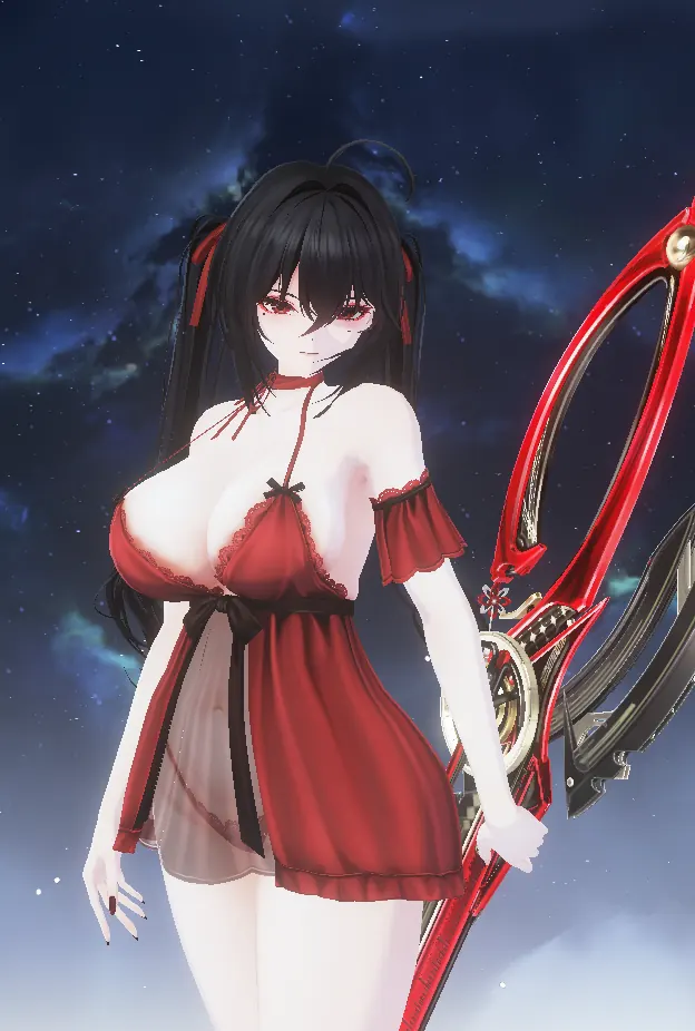 鳴潮 千咲 Chisa Chisa Taihou underwear mod