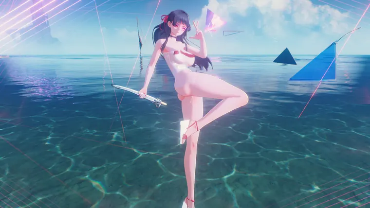 鳴潮 千咲 Chisa chisa-school_swimsuit mod