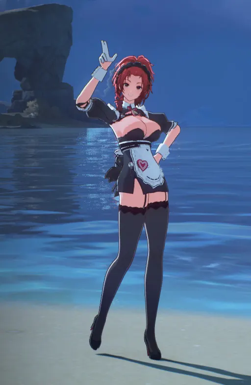 鳴潮 熾霞 Chixia Chixia-Maid Fixes Skin Color mod