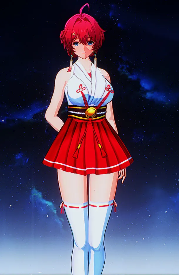 鳴潮 丹瑾 Danjin 丹瑾巫女服 danjin miko mod