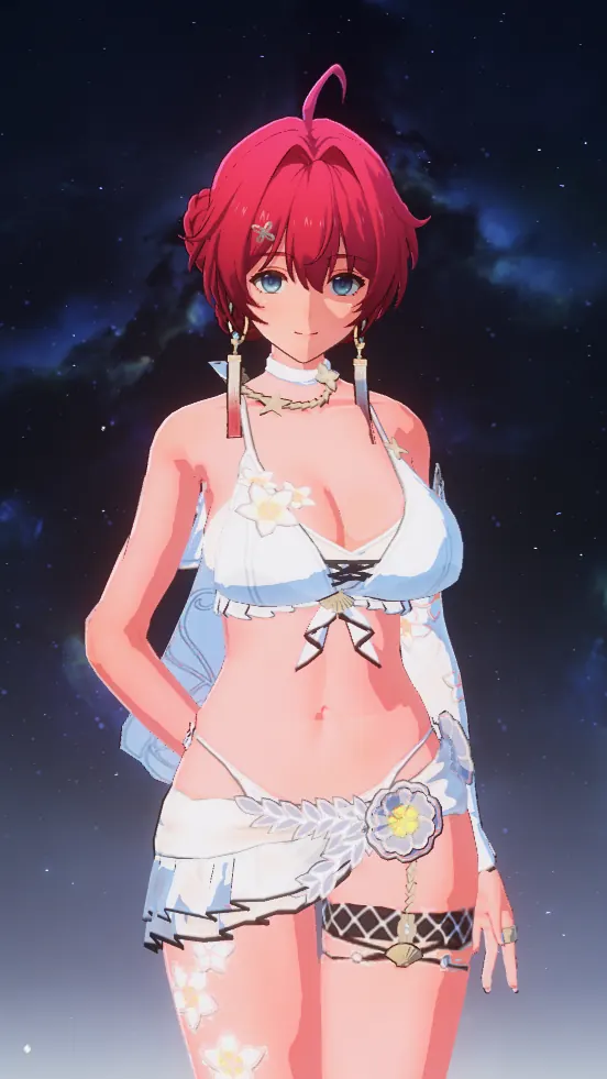 鳴潮 丹瑾 Danjin Swimsuit White mod
