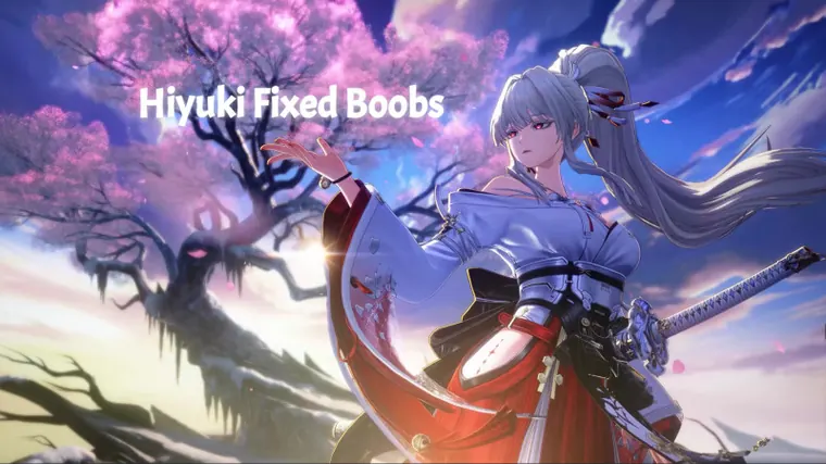 鳴潮 緋雪 Hiyuki hiyuki realistic breasts mod